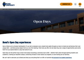 Openday.bond.edu.au