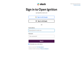 Openignition.slack.com
