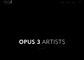 Opus3artists.com