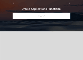 Oracleapplicationsfunctional.blogspot.com