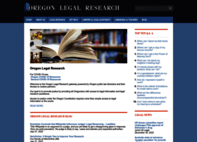 Oregonlegalresearch.com