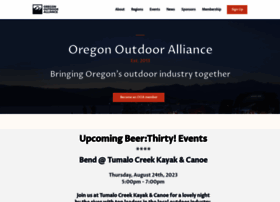 Oregonoutdooralliance.org