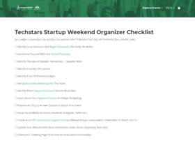 organizer.startupweekend.org