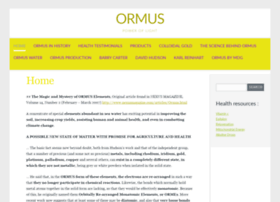 Ormus-water.com