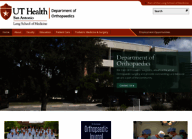 Orthopaedics.uthscsa.edu