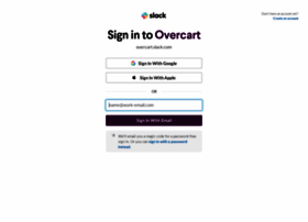 Overcart.slack.com