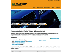 Oxfordtrafficviolatorschool.com