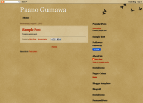 Paanogumawa.blogspot.com