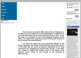 Paccolive.bohol.gov.ph