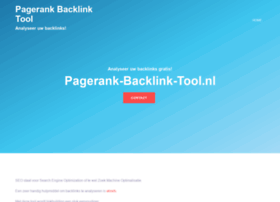 pagerank-backlink-tool.nl
