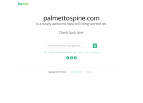 palmettospine.com