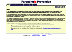 parentingisprevention.org