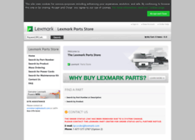 Parts.lexmark.com