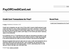 Payoffcreditcard.net