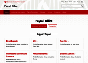 Payroll.illinoisstate.edu