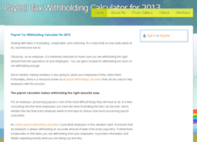 payrolltaxwithholdingcalculatorfor2013.webs.com