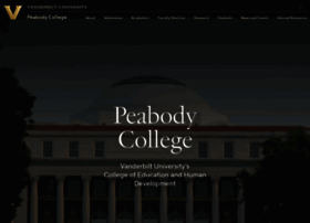 Peabody.vanderbilt.edu
