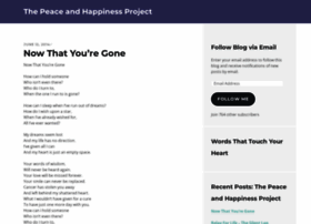 Peaceandhappinessproject.com