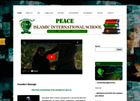 Peaceislamicinternationalschool.com