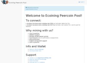 Peercoin.ecoining.com