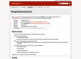 people.ubuntu.com