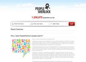 Peoplesherlock.com