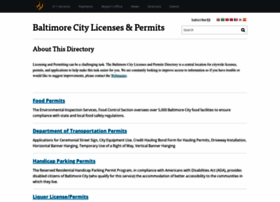 Permits.baltimorecity.gov
