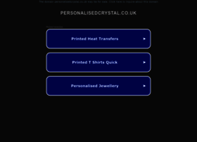 Personalisedcrystal.co.uk