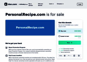 personalrecipe.com