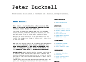Peterbucknell.com