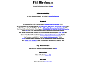 Philbirnbaum.com