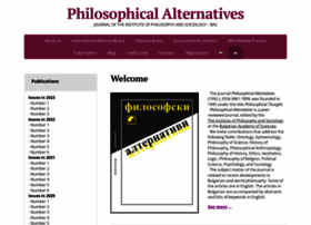 Philosophical-alternatives.com