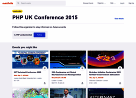 Phpukconference.eventbrite.co.uk