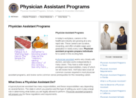 Physicianassistantprograms1.com