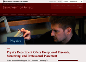 Physics.cua.edu