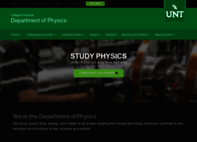 Physics.unt.edu