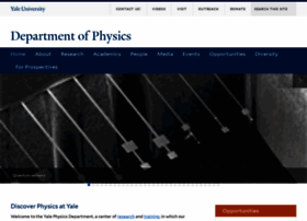 physics.yale.edu
