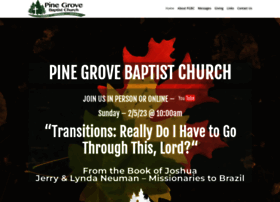 pinegrovebaptistchurchsm.org
