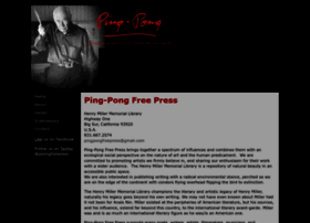 Pingpong.henrymiller.org