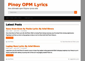 pinoyopmlyrics.com
