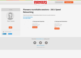 Pioneersfestival.networktables.com