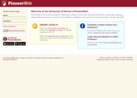 Pioneerweb.du.edu