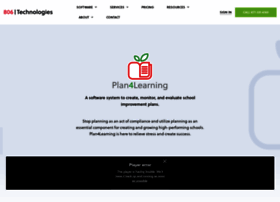 Plan4learning.806technologies.com