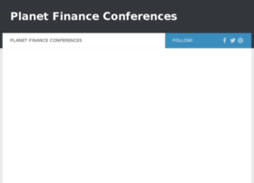 planetfinanceconferences.org