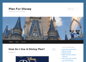 Planfordisney.com