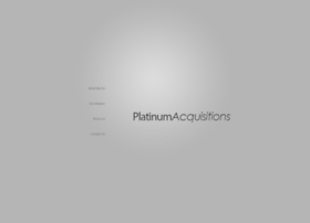 Platinumacquisitionsinc.com