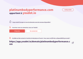 platinumbodyperformance.com