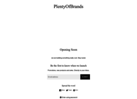 Plentyofbrands.com