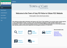 Policereports.townofcary.org