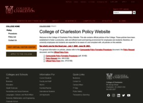 Policy.cofc.edu